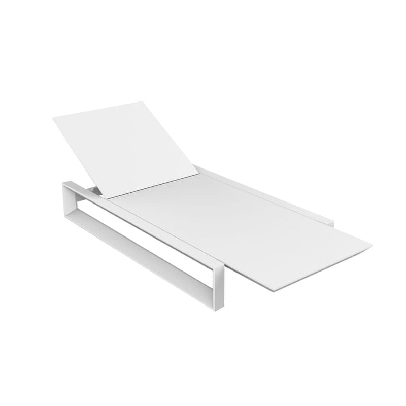 Chaise longue design FRAME - blanc