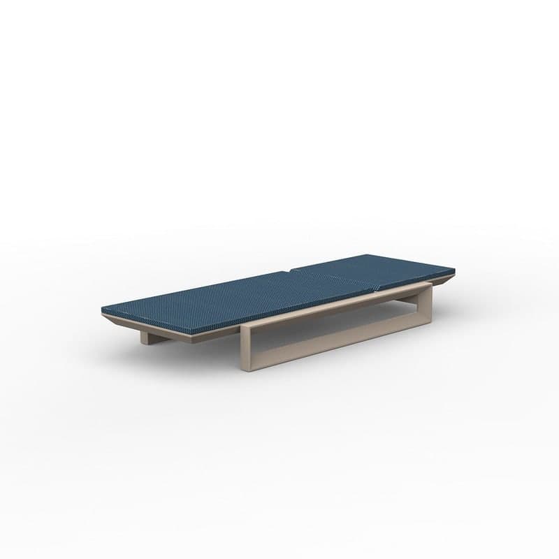 Chaise longue design FRAME - écru