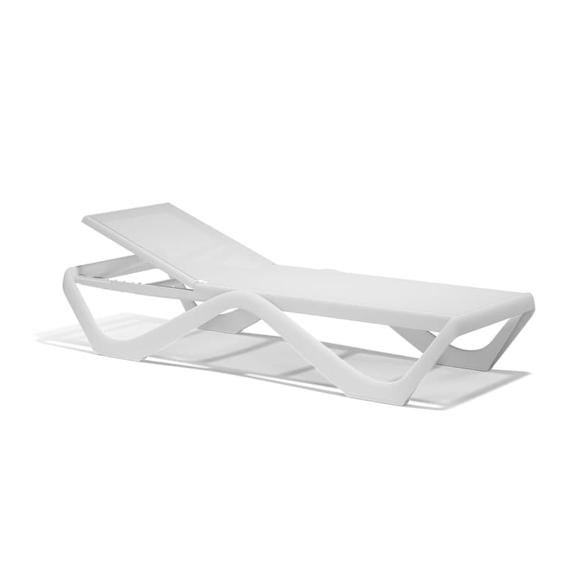 Chaise longue design LOVE - blanc