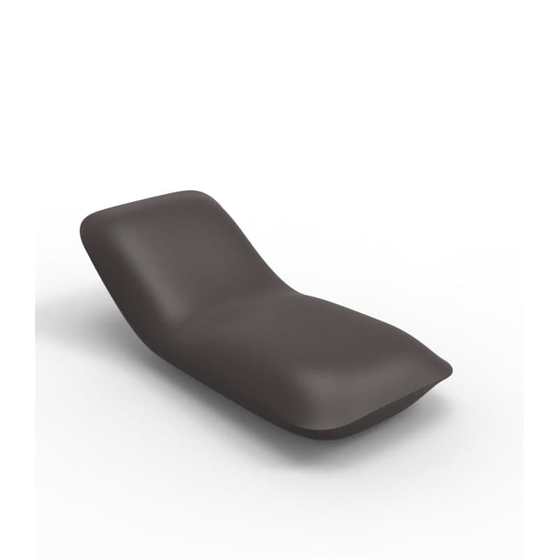 Chaise longue design PILLOW - marron