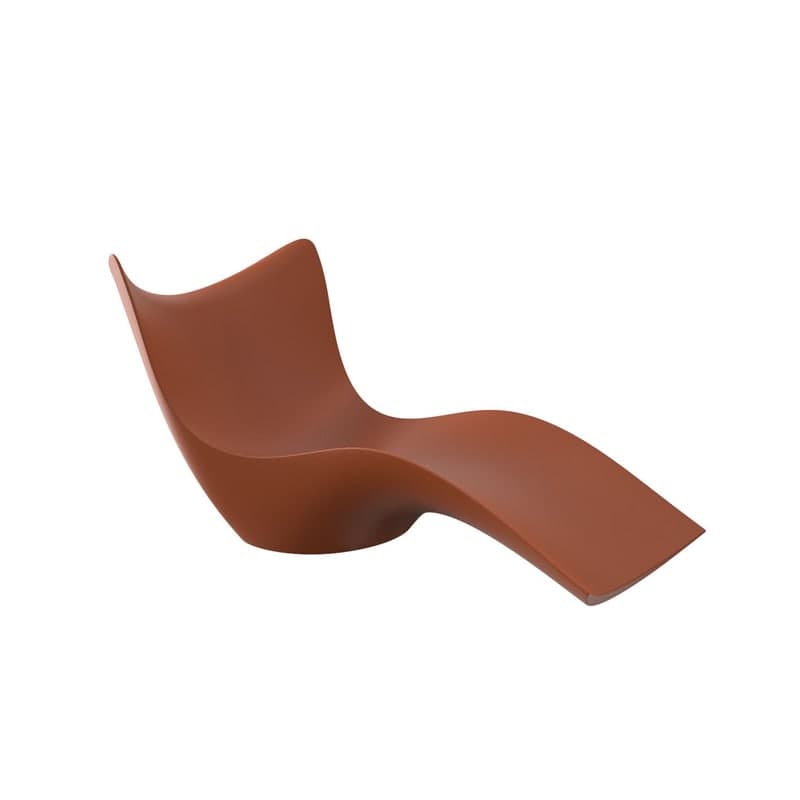 Chaise longue design SURF - argile