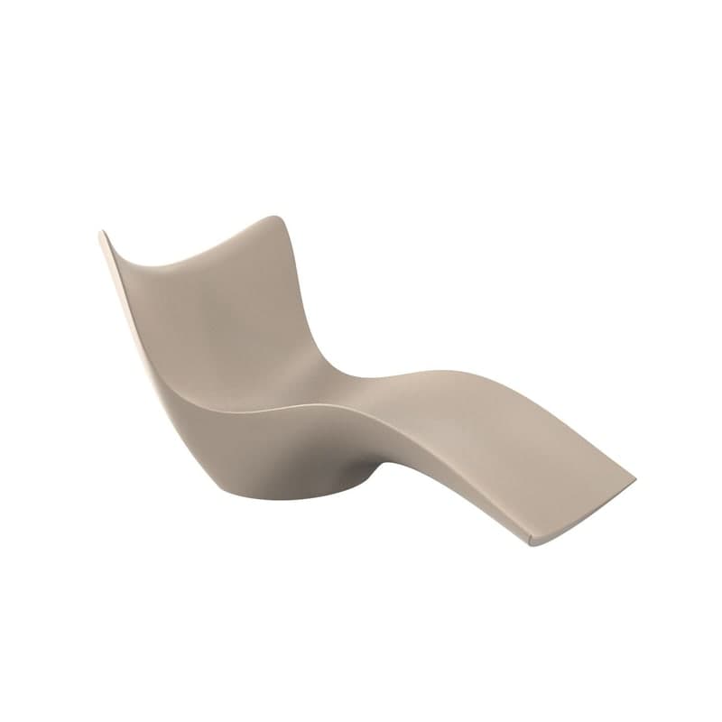 Chaise longue design SURF - écru