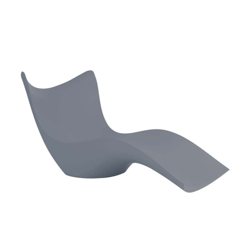 Chaise longue design SURF - gris
