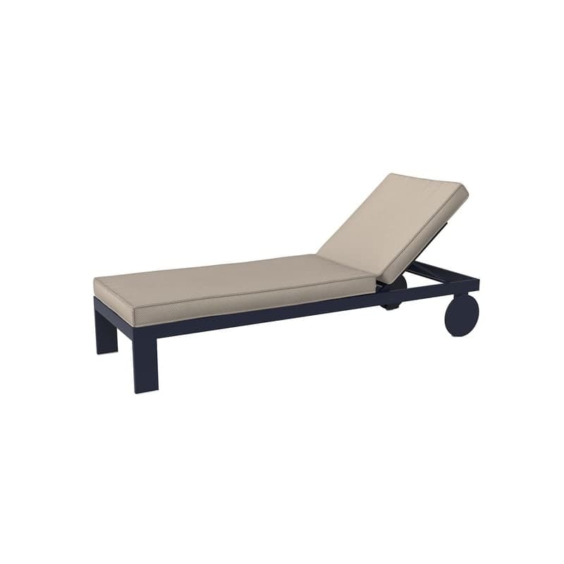 Chaise longue Posidonia - bleu