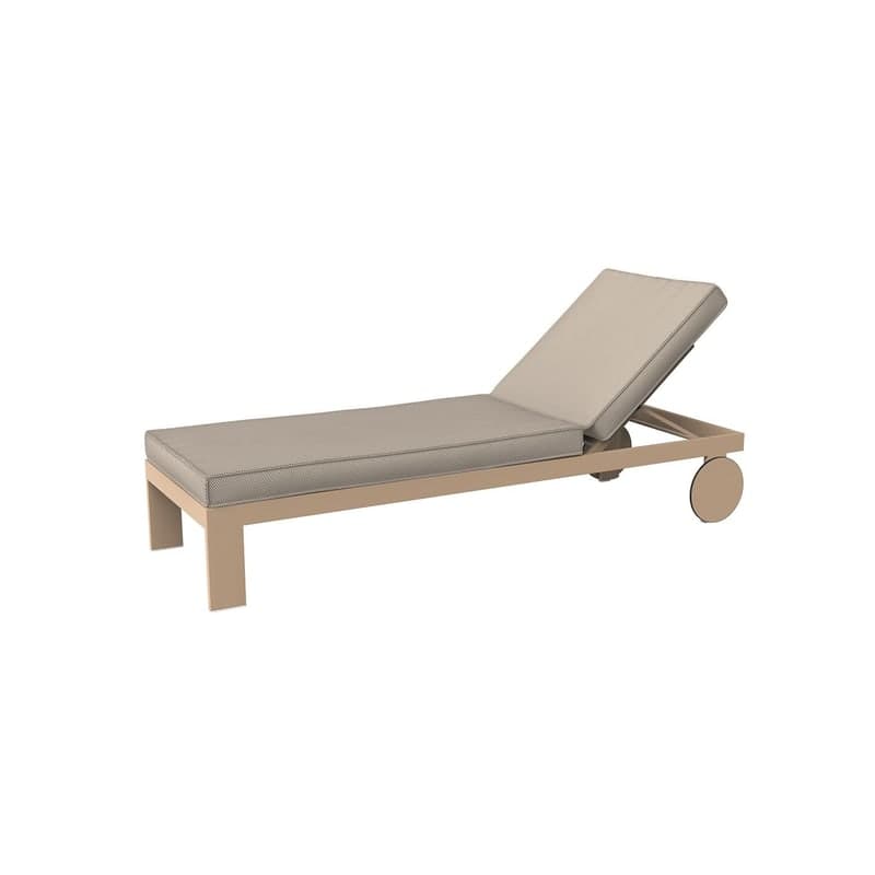 Chaise longue Posidonia - camel