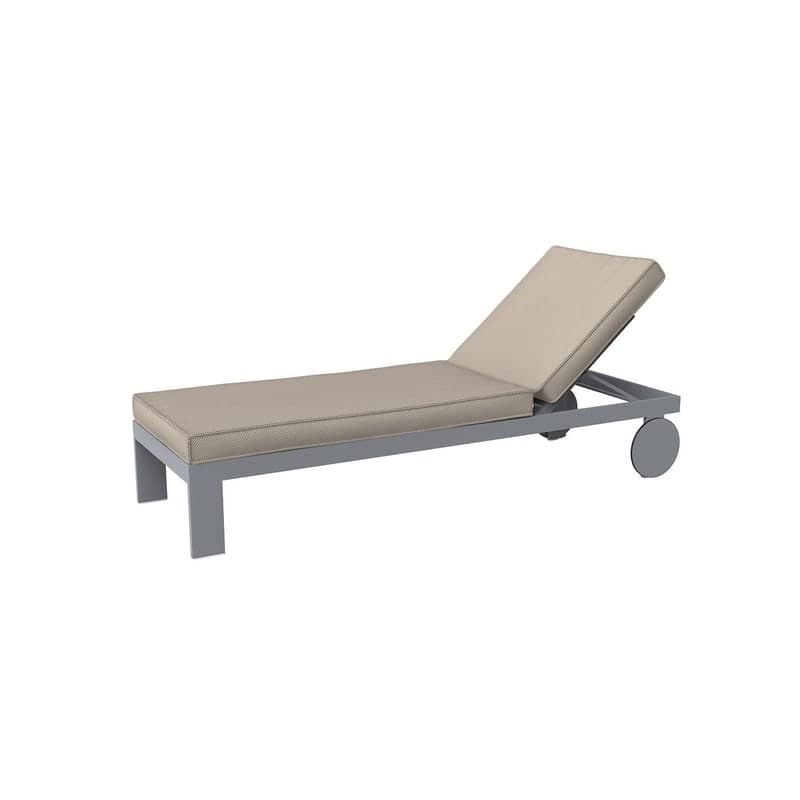 Chaise longue Posidonia - gris