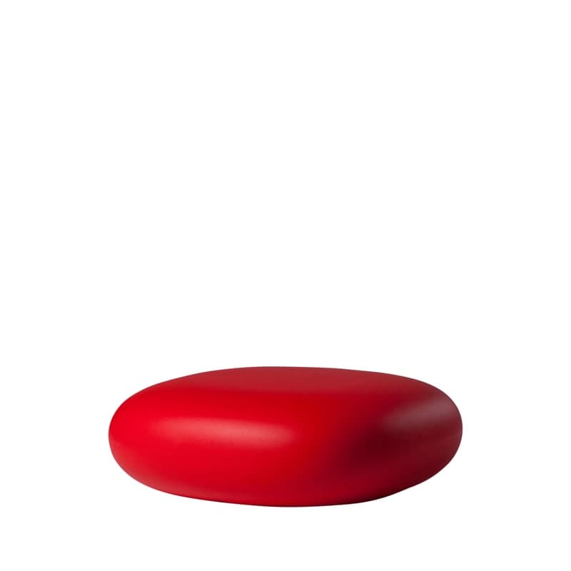 Pouf in & out Chubby Low - rouge