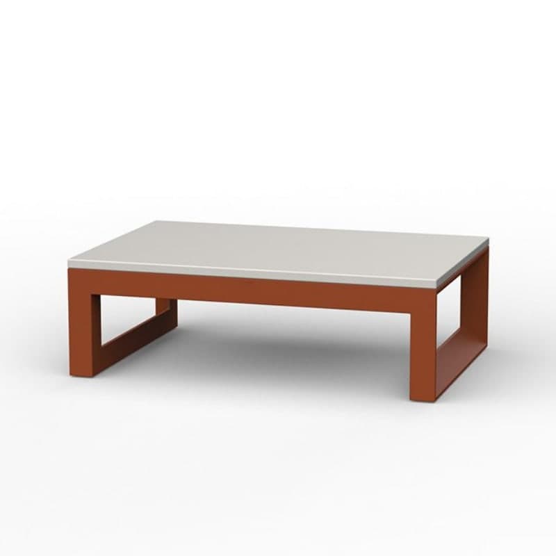 Pouf lounge ottoman FRAME - argile