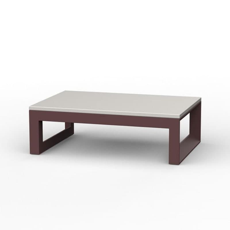 Pouf lounge ottoman FRAME - grenat