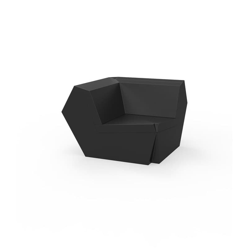 Module d'angle de canapé FAZ - noir 2002