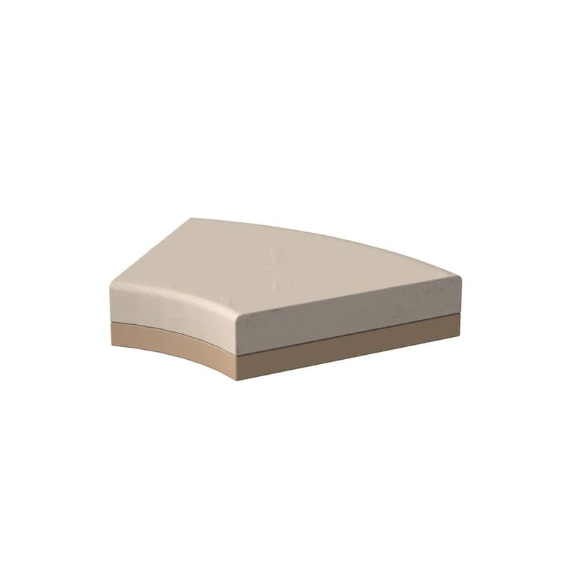 Pouf arrondi 45° PIXEL - camel 2020