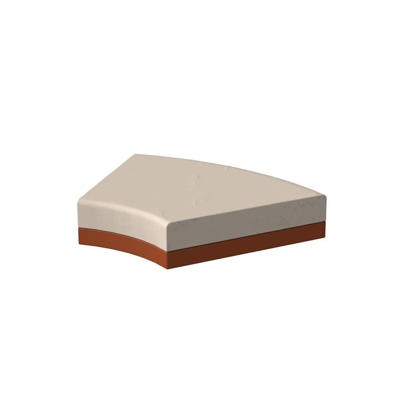 Pouf arrondi 45° PIXEL - clay 2022