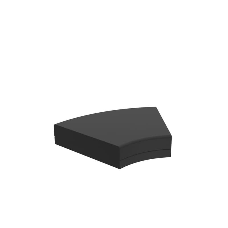 Pouf arrondi 45° PIXEL - noir 2002