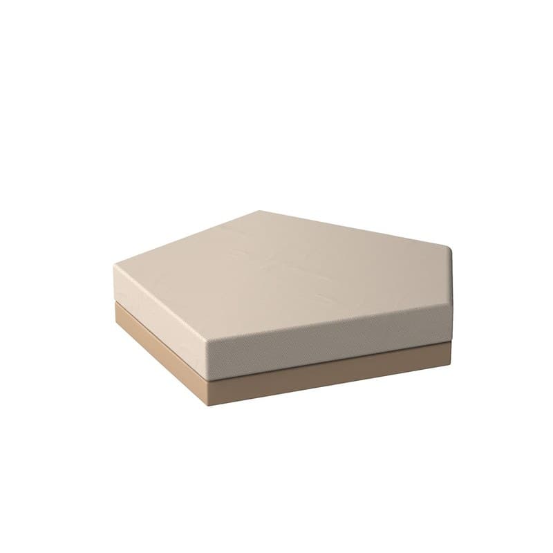 Pouf pentagonal PIXEL - camel 2020