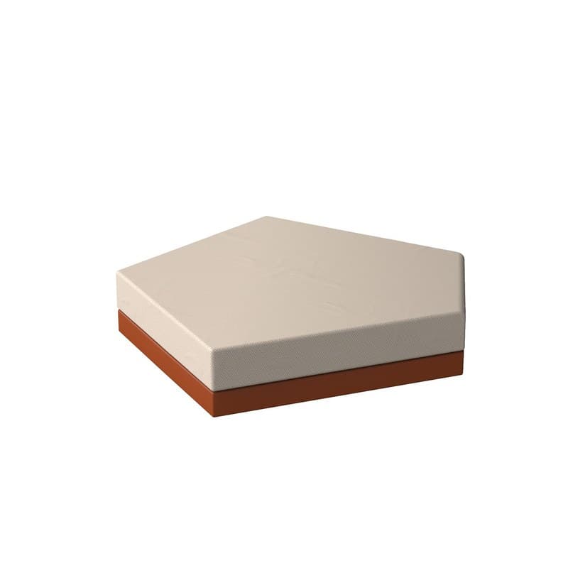Pouf pentagonal PIXEL - clay 2022