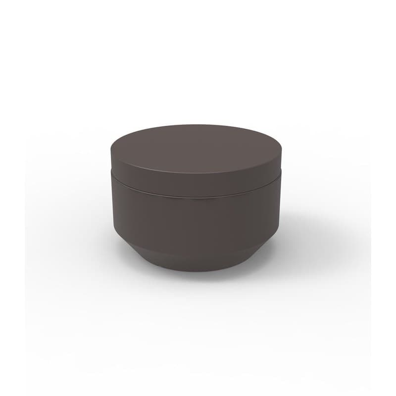 Pouf rond VELA Ø 60 cm - brown 2008