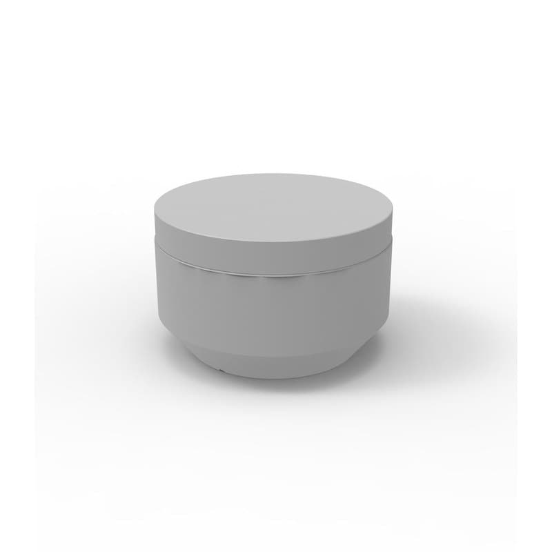 Pouf rond VELA Ø 60 cm - gris 2005