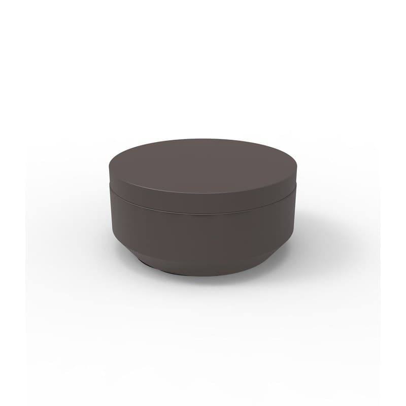 Pouf rond VELA Ø 80 cm - brown 2008