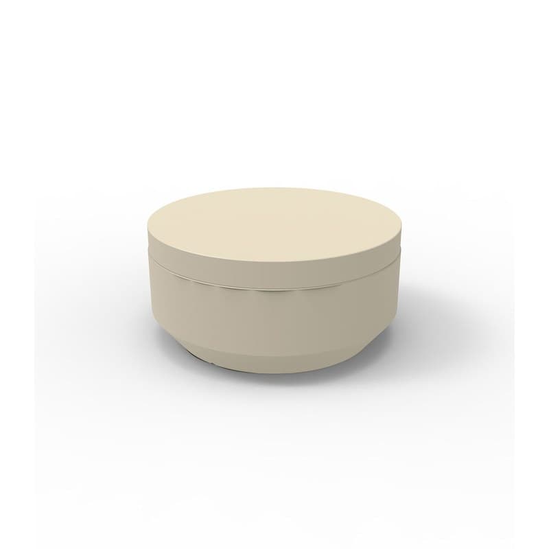 Pouf rond VELA Ø 80 cm - ecru 2003