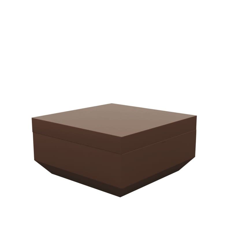 Pouf VELA 80 x 80 cm - brown 2008