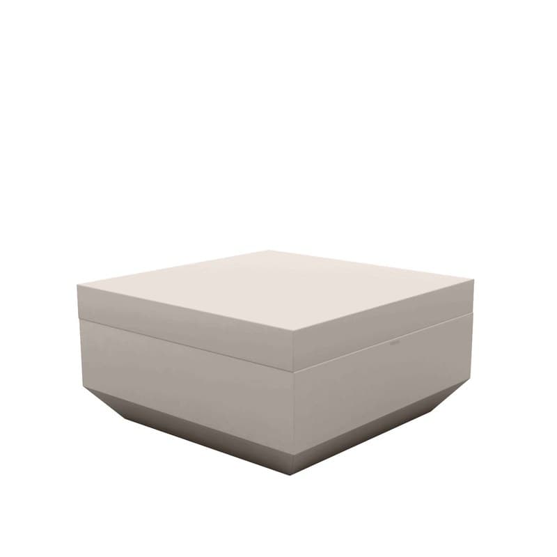Pouf VELA 80 x 80 cm - tortora 2004
